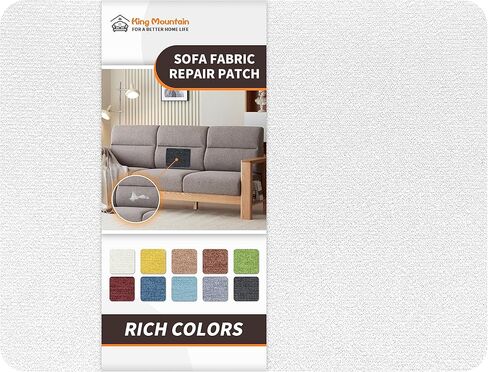 رقعة إصلاح مخملية، 8 × 11 بوصة رقعة إصلاح نسيج الأريكة، رقعة قماش مخملية ذاتية اللصق، للأريكة والوسادة وإصلاح القماش (رمادي متوسط) in Kuwait