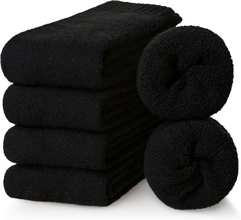 Merino Wool Socks for Men Thermal Warm Hiking Thick Boot Socks Winter Crew Cushion Cozy Camping Work Socks 5 Pairs in Saudi Arabia