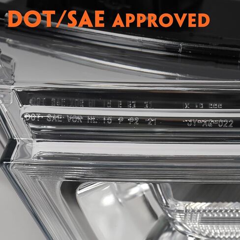 FIONE Halogen Headlights Assembly Compatible with Dodge Ram 1500 2019-2022 Replacement Headlamp with Chrome Frame Driver Left Side LH 68316081AD 68316081AH in Saudi Arabia