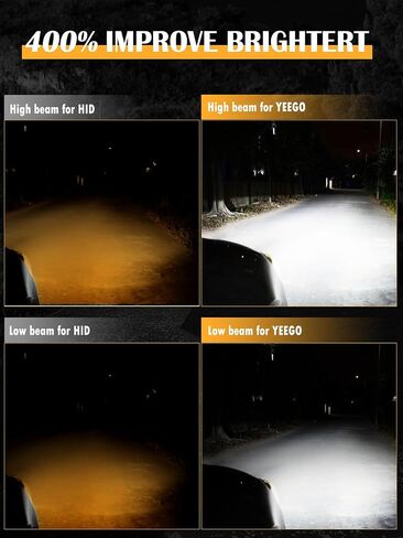 YEEGO DIRECT 7 Inch LED Headlights Red Halo Ring Angel Eyes Daytime Running Light DRL Turn Signal High/Low Beam for Wrangler 1997-2017 JK TJ LJ JW Headlight Kit (2 Pcs) in Saudi Arabia