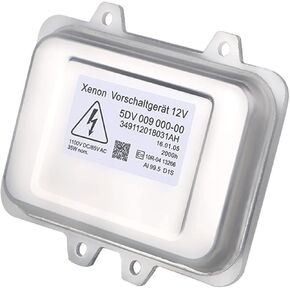 HID Headlight Ballast Replacement for 5DV 009 000-00 5DV00900000 Compatible with Cadillac Escalade BMW E60 Town & Country 5-Series Jaguar Volkswagen Lincoln Chrysler Xenon HID Ballast