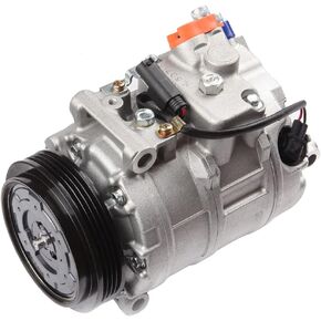 ECCPP Air Conditioning Compressor 2003-2010 for BMW 750Li 745Li 650i 745i 550i 545i 760Li 4.4L 4.8L AC Compressor with Clutch