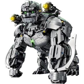 King Kong Mecha Robot Building Set,Transforming Robot Building Kit for Boys,Compatible with LEGO Transforming,Godzilla x Kong Mecha Robot Building Set,Mecha Transforming Toys for Adults
