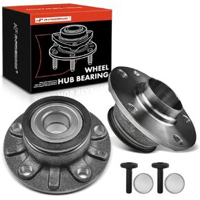 A-Premium 2 x Rear Wheel Bearing and Hub Assembly Compatible with Audi Volkswagen - 2006-2021 - A3, Beetle, E-Golf, Golf, Golf R, GTI, Rabbit, Jetta