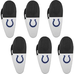 Siskiyou Sports NFL Indianapolis Colts Chip Clip Magnets, 6pk White, One Size