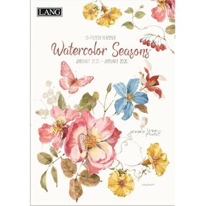 LANG Watercolor Seasons 2025 Monthly Planner (25991012124)