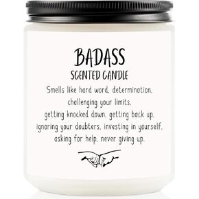 Graduation Gifts for Her Him 2024, Inspirational Gifts for Women Men, Congratulations Gifts, New Job, Promotion, Proud of You Gifts, Handmade Lavender Natural Soy Wax Candle Gifts (7oz)
