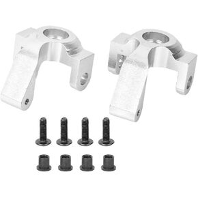 Steering Cup,Aluminium Alloy Steering Cup RC Accessory for RGT 136100 1/10 RC Crawler Upgrade Parts(Silver) in Saudi Arabia