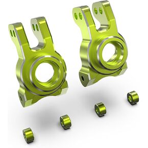 CROBOLL R11133 Upgraded Aluminum Rear Steering Hub 2PCS for Mini1:10 RC Car, Spare Parts RC Truck for RZ001