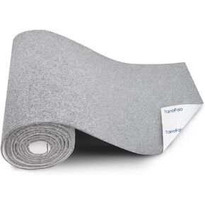 Cat Scratching Mat, 40"x16" Self-Adhesive Carpet Mat Trimmable Replacement for Cat Tree, Cat Wall Shelves, Cat Scratching Post, DIY Couch Furniture Protector (Light Gray)