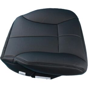 Black Leather Driver Side Bottom Replacement Seat Cover Compatible with Dodge Ram 1500 2500 3500 SLT 1998 1999 2000 2001 2002