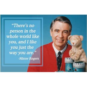Vincit Veritas Mr Rogers Neighborhood Quote Daniel Tiger Poster Decor Teaching Kids Kindness P016