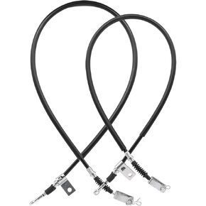 Golf Cart Brake Cable Set Applicable to Yamaha G8,G14,G16,G19,G22 Gas and Electric Replaces Passenger Side#JF2-F6351-10 & Driver Side #JF2-F6341-00 (2Pcs)