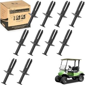 10L0L Golf Cart Blind Plastic Rivets Kit Compatible with Yamaha Golf Cart Model, OEM# 90267–63047, 90267–63047-00, Bag of 10 PCS