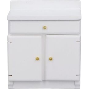 1:12 Dollhouse Kitchen Cabinet,Miniature Cabinet for Doll House Accessories in Saudi Arabia