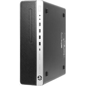 HP EliteDesk 800 G3 Small Form Desktop, Intel Core 7th Gen i5 7500 3.4Ghz, 16GB DDR4 RAM, 128GB SSD Hard Drive, USB Type C, Windows 10 Pro (Renewed)