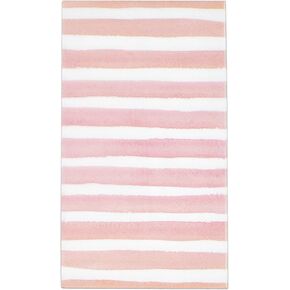 Gift Boutique 100 Teal & White Stripe Guest Napkins 3 Ply Disposable Paper Pack Aqua Blue Striped Dinner Hand Napkin for Bathroom Powder Room Wedding Holiday Bridal & Baby Shower Decorative Towels