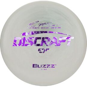 Discraft ESP Mini Buzzz Paul McBeth 6X Signature Series Disc Golf Accessory, ‎Colors May Vary