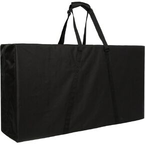 Cornhole Carrying Case for Cornhole Boards with Protective Padded Foam and Adjustable Shoulder Strap. (BLK, 4' x 2' Padded Cornhole carrying Case)