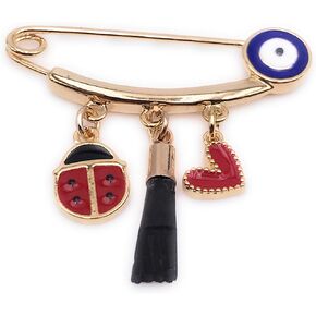 دبوس أمان بروش الطفل مطلي بالذهب، مجوهرات حماية أزاباتشي الأصلية in Kuwait