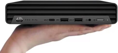 HP Pro Mini 400 G9 Intel Hexa Core i5-12500T، (Beats i7-11700T)، ذاكرة الوصول العشوائي 16 جيجابايت، 512 جيجابايت NVMe، WiFi 6 + BT، منفذ DP 2X، HDMI، لوحة مفاتيح سلكية وماوس، 1 سنة، W11P، سطح مكتب الأعمال in Kuwait