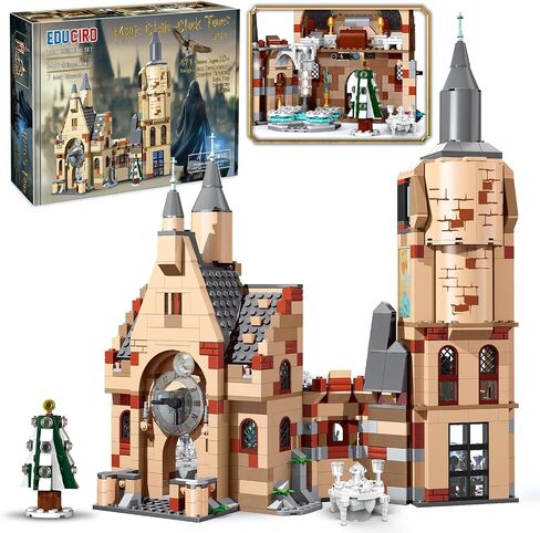 Educiro Harry World 6 in 1 Car Toys Building Set Gifts for Kids, Girls, and Boys Ages 6-12 (423pcs),Sports Car,Van Truck,Harry's Truck,Knight Lxury Car,Wagon,Magic Express in Saudi Arabia