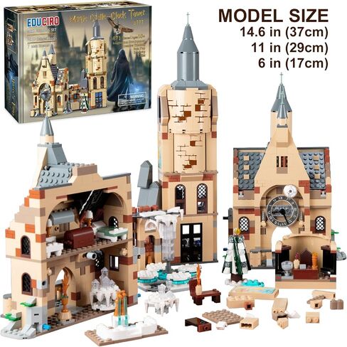 Educiro Harry World 6 in 1 Car Toys Building Set Gifts for Kids, Girls, and Boys Ages 6-12 (423pcs),Sports Car,Van Truck,Harry's Truck,Knight Lxury Car,Wagon,Magic Express in Saudi Arabia