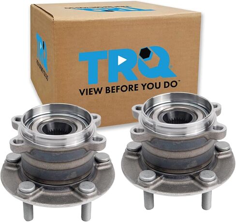 TRQ 2pc Rear Wheel Bearing & Hub Assembly Set LH RH Sides for Mazda CX-9 AWD in Saudi Arabia