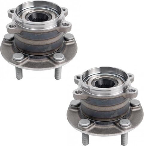 TRQ 2pc Rear Wheel Bearing & Hub Assembly Set LH RH Sides for Mazda CX-9 AWD in Saudi Arabia