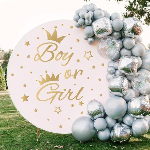 He Or She Sign Gender Reveal Baby Shower Party Decals Decorations Blue He Pink She Baby Boy or Girl Gender Reveal Welcome Sign Stickers for Arch Backdrop/Balloon Arch Decals in Saudi Arabia