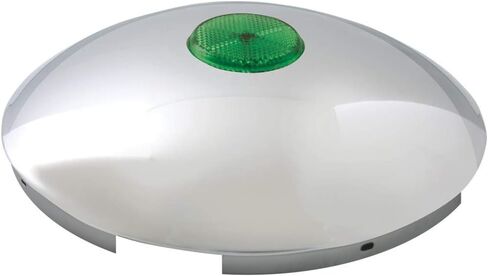 GG Grand General 10600 Chrome Front Hub Cap w/Amber Reflector,7/16 Inches Lip, 5 Notches in Saudi Arabia