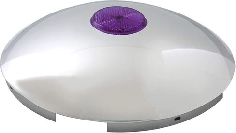 GG Grand General 10600 Chrome Front Hub Cap w/Amber Reflector,7/16 Inches Lip, 5 Notches in Saudi Arabia