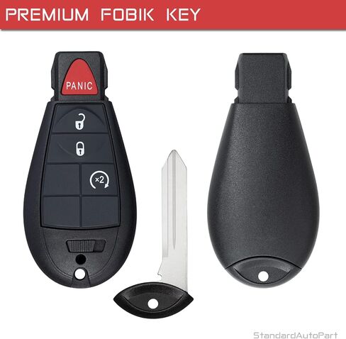 StandardAutoPart Premium Replacement Car Keyless Entry Remote Compatible with Ram 1500 2500 2013 2014 2015 2016 2017 2018 (2 Button) in Saudi Arabia