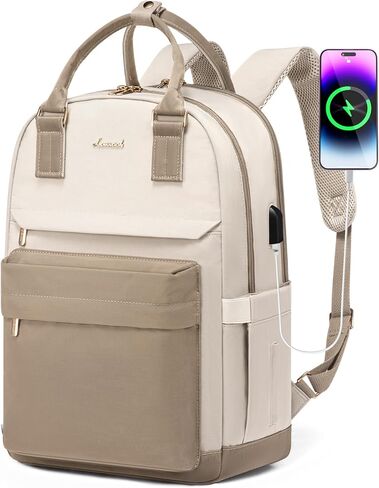 LOVEVOOK Laptop Backpack for Women 15.6 Inch,Cute Backpack Laptop Bag with USB Port,Waterproof Travel Backpack Purse Teacher Nurse Bag Fashion Computer Bag for Work in Saudi Arabia
