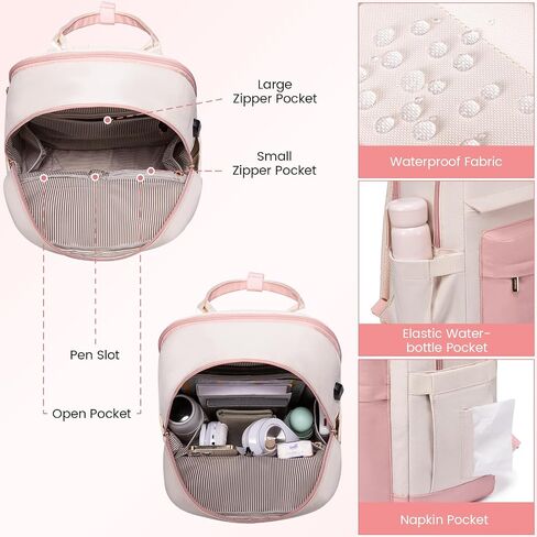 LOVEVOOK Laptop Backpack for Women 15.6 Inch,Cute Backpack Laptop Bag with USB Port,Waterproof Travel Backpack Purse Teacher Nurse Bag Fashion Computer Bag for Work in Saudi Arabia