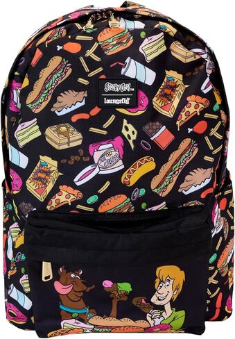 حقيبة ظهر Loungefly Scooby-Doo Snacks مطبوعة بالكامل من النايلون بالحجم الكامل in Saudi Arabia