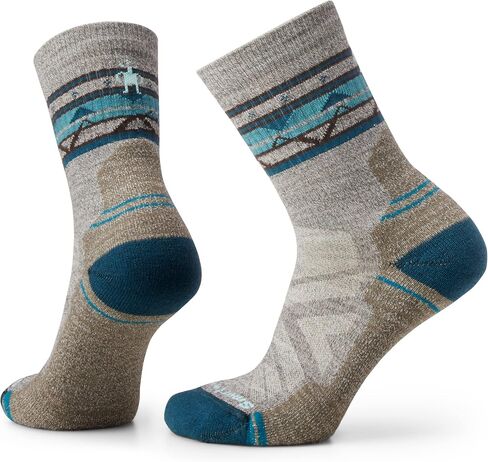 Smartwool Hike Light Cushion Zig Zag Valley Mid Crew Sock - Women's in Saudi Arabia