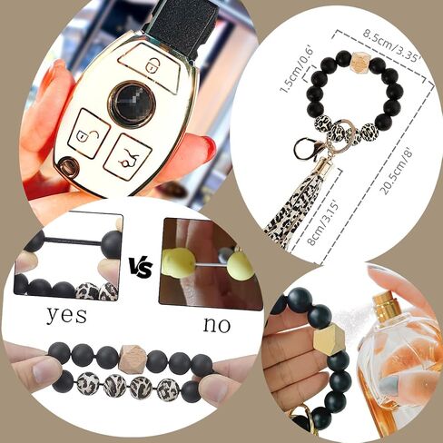 Fits for Mercedes Benz Key Fob Cover Soft TPU Keys Case Protector Compatible with Mercedes Benz C E S M CLS CLK G Class Keyless Smart Car Accessories with Bracelet Key Holder (Black) in Saudi Arabia