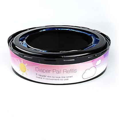 عبوة من 4 عبوات من خرطوشة إعادة تعبئة سطل الحفاضات المتوافقة مع عبوات عبوات حفاضات جيني ومونشكين in Kuwait