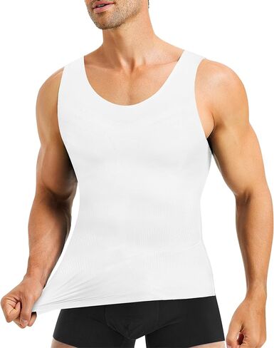 TAILONG التثدي ضغط القمصان للرجال ملابس داخلية التخسيس محدد شكل الجسم سترة بلا أكمام تانك القمم Fajas الفقرة Hombres in Kuwait