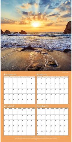 Turner Photographic Beaches Photo Mini Wall Calendar (24998950038) in Saudi Arabia