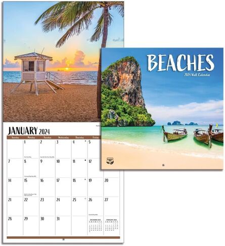 Turner Photographic Beaches Photo Mini Wall Calendar (24998950038) in Saudi Arabia