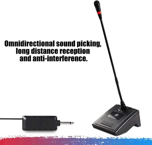 ميكروفون مؤتمرات Junluck PC - ميكروفون لاسلكي متعدد الاتجاهات لسطح المكتب - ميكروفون USB متعدد الوظائف معقوف للمؤتمرات والبث الشبكي والتسجيل وما إلى ذلك - التوصيل والتشغيل in Kuwait