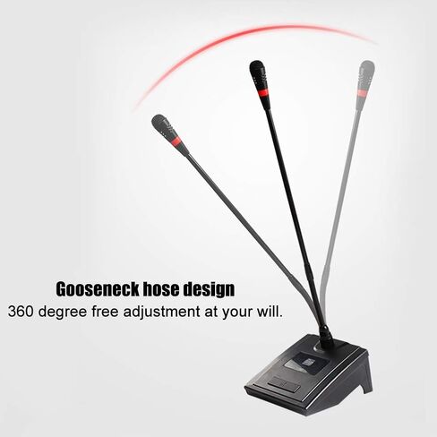 ميكروفون مؤتمرات Junluck PC - ميكروفون لاسلكي متعدد الاتجاهات لسطح المكتب - ميكروفون USB متعدد الوظائف معقوف للمؤتمرات والبث الشبكي والتسجيل وما إلى ذلك - التوصيل والتشغيل in Kuwait