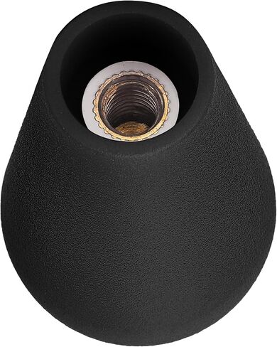 Timebid Ellipse Joystick Ball Top Handle Rocker | M6 Oval Arcade Game DIY Parts Replacement(52 * 30mm) Black in Saudi Arabia