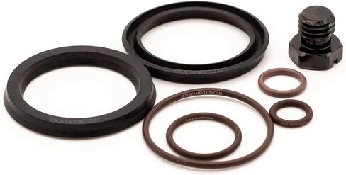 REPLACEMENTKITS.COM - العلامة التجارية تناسب مجموعة ختم إعادة بناء فلتر الوقود التمهيدي Duramax 6.6L مع حلقات Viton O in Saudi Arabia
