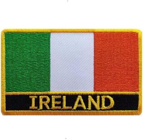 1 PCS Ireland Flag Patches Iron On or Sew On Embroidered Tactical Military National Ireland Patch (Ireland) in Saudi Arabia