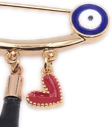 دبوس أمان بروش الطفل مطلي بالذهب، مجوهرات حماية أزاباتشي الأصلية in Kuwait