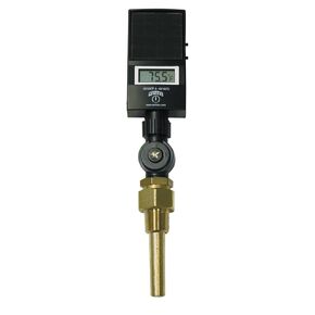 Winters TSD Series Industrial 9IT Digital Thermometer, Solar Powered Display, 3/4" NPT Connection, Brass Thermowell, 3-1/2" Stem, -45 to 260 Degrees C, -50 to 320 Degrees F, Accuracy of + or - 1% of Reading