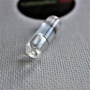 Replacement Level Glass Vial, Spirit Bubble Level, no nib, Accurate, White, 25mm x 8mm, 63/64 x 5/16